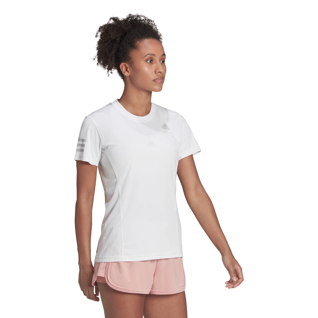 Adidas Women's Club Tennis Top (White/Grey Two) - Image 3
