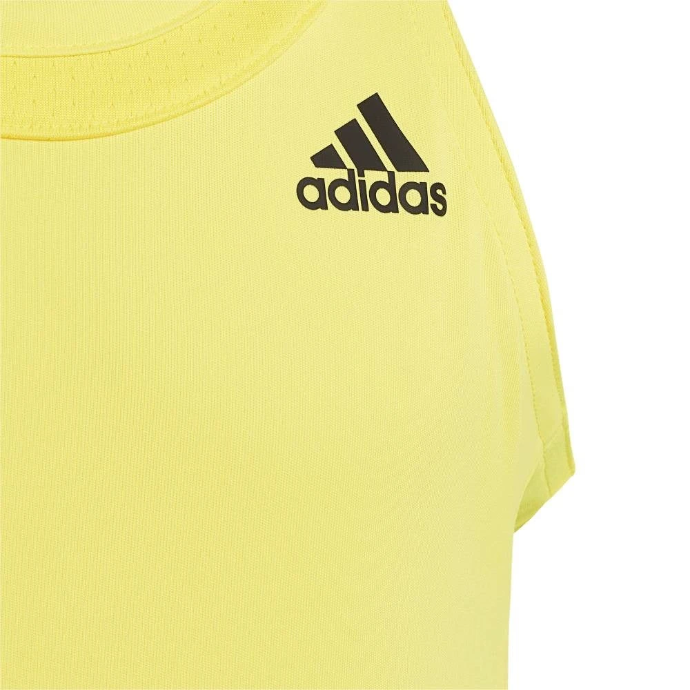 Adidas Girl's Club Tank Top (Beam Yellow) - Image 4