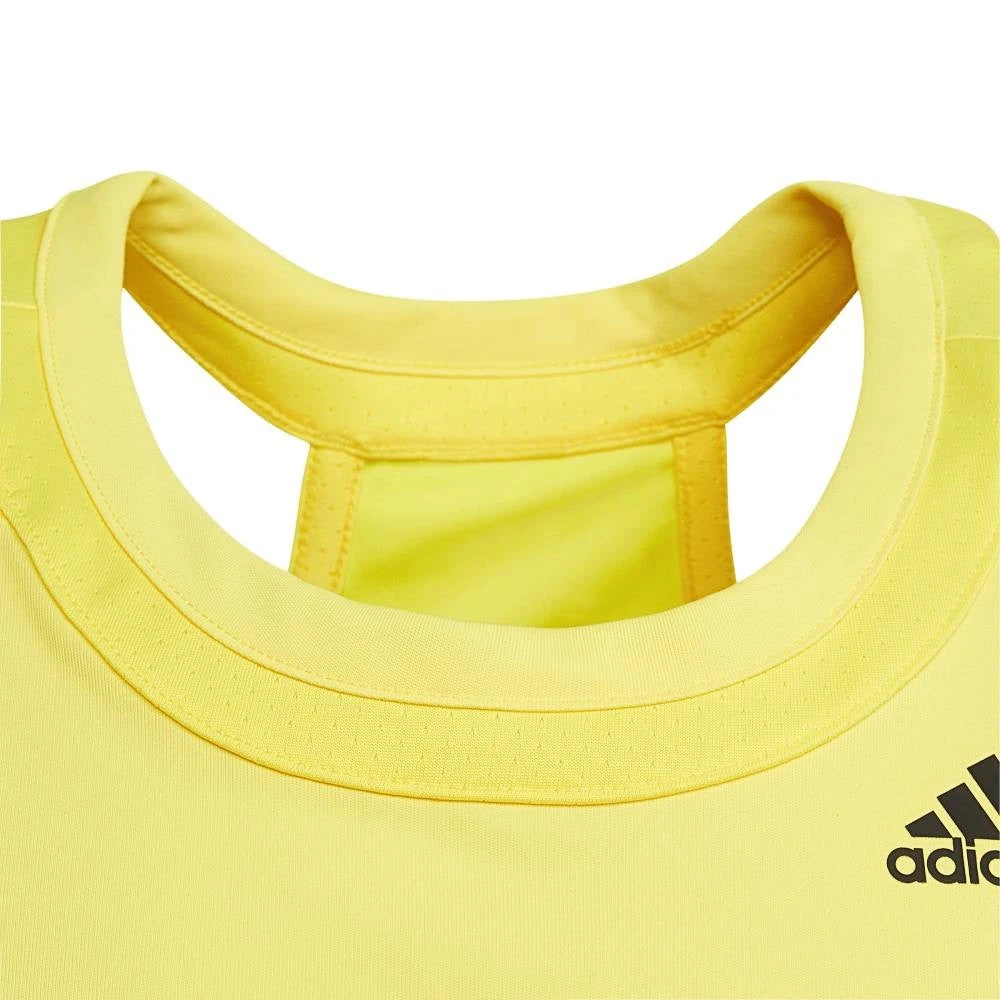 Adidas Girl's Club Tank Top (Beam Yellow) - Image 3