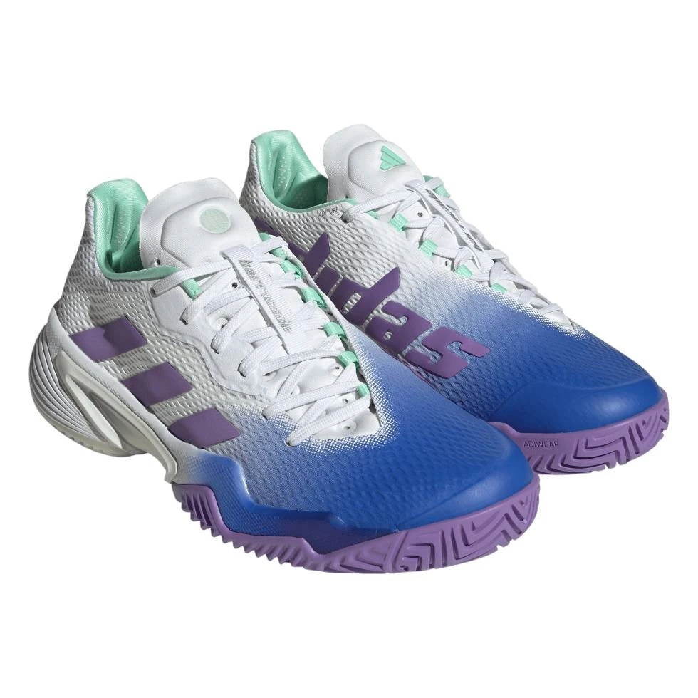 Adidas Barricade Women's Tennis Shoe (Blue/Purple) - Image 3