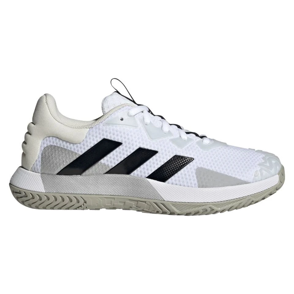 Adidas SoleMatch Control Men's Tennis Shoe (White/Black)