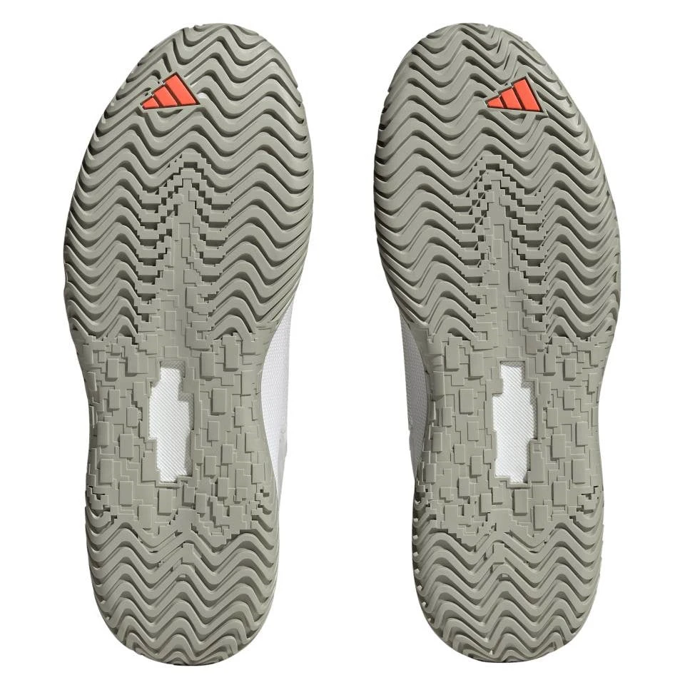 Adidas SoleMatch Control Men's Tennis Shoe (White/Black) - Image 8