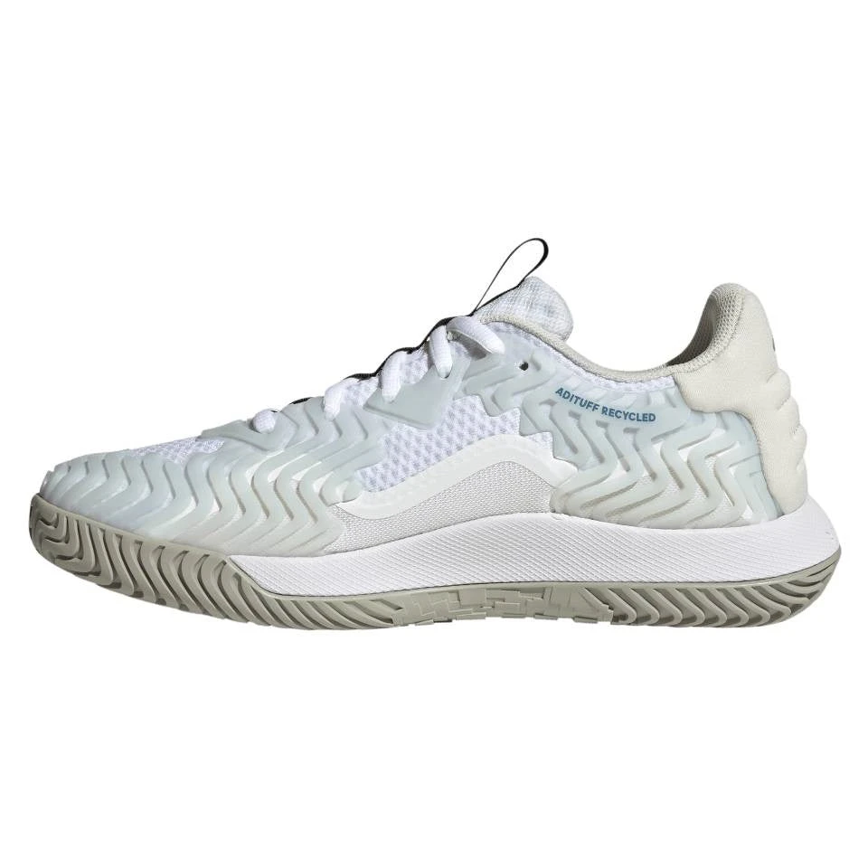 Adidas SoleMatch Control Men's Tennis Shoe (White/Black) - Image 2