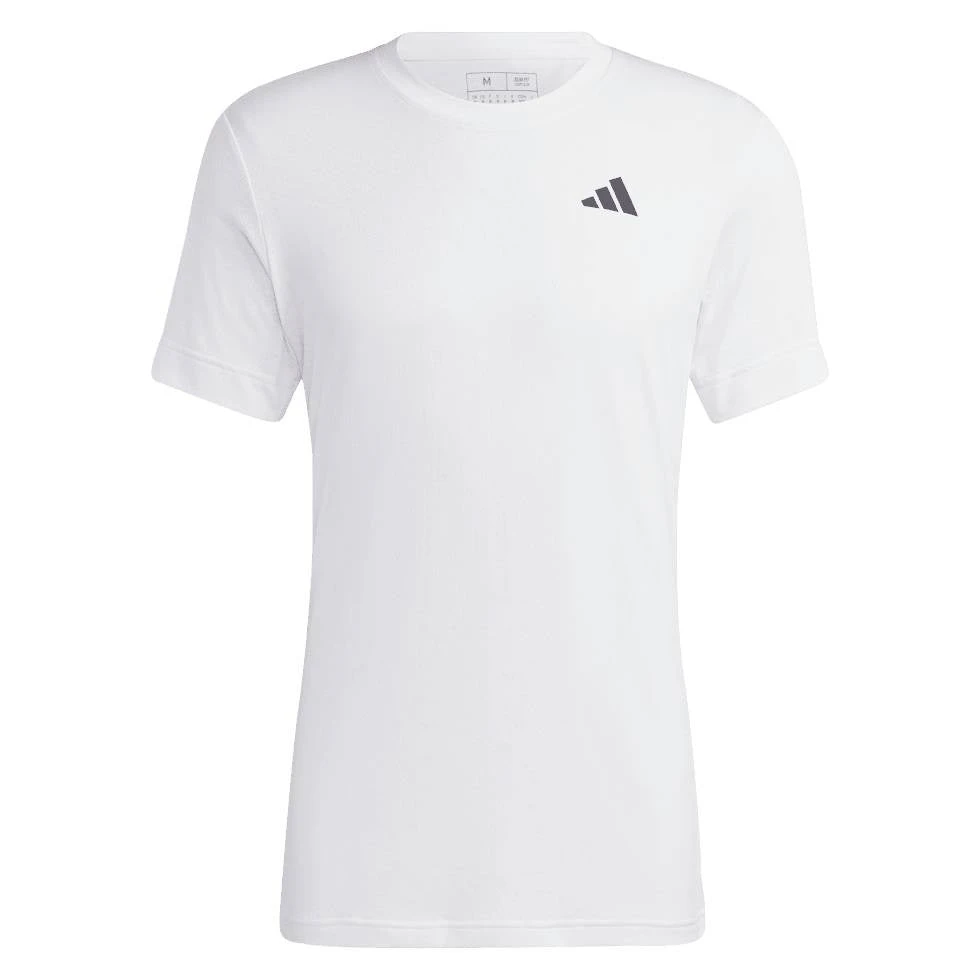 Adidas Men's FreeLift Primeblue Printed Top (White) - Image 4