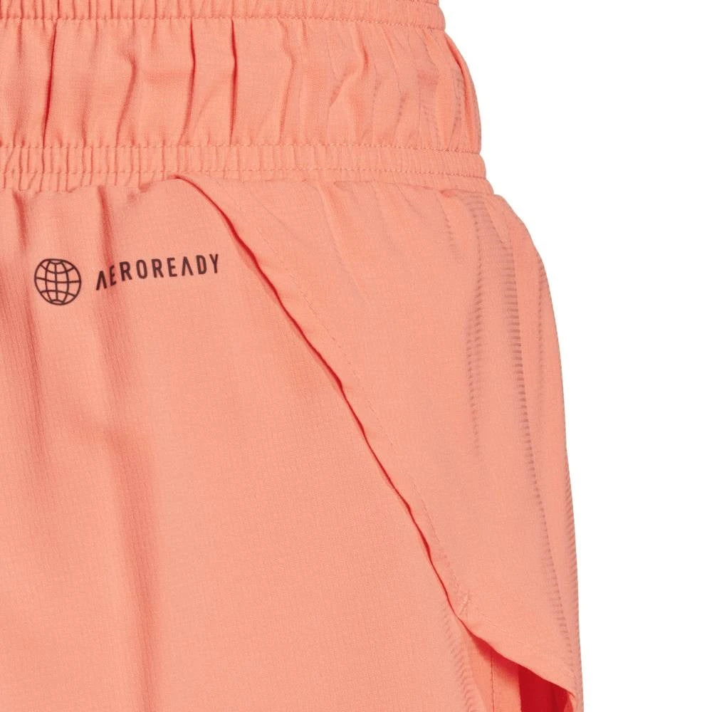 Adidas Women's Club Shorts (Orange) - Image 7