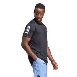 Adidas Men's Club 3 Stripe Top (Black)