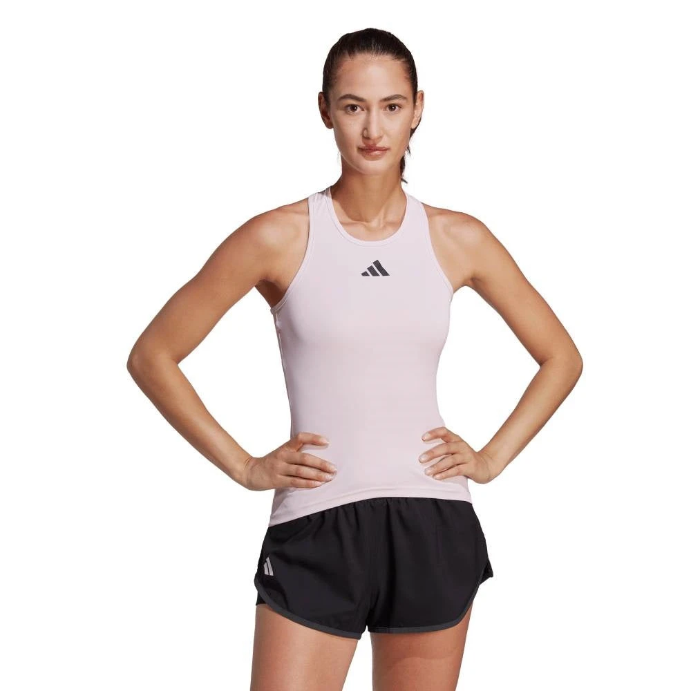 Adidas Women's Club Tank Top (Pink) - Image 2