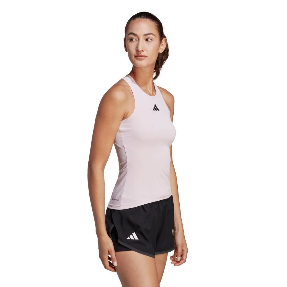 Adidas Women's Club Tank Top (Pink) - Image 3