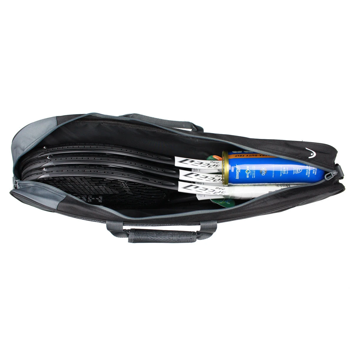 Head Core Pro 3 Pack Racquet Bag (Black/White) - Image 3