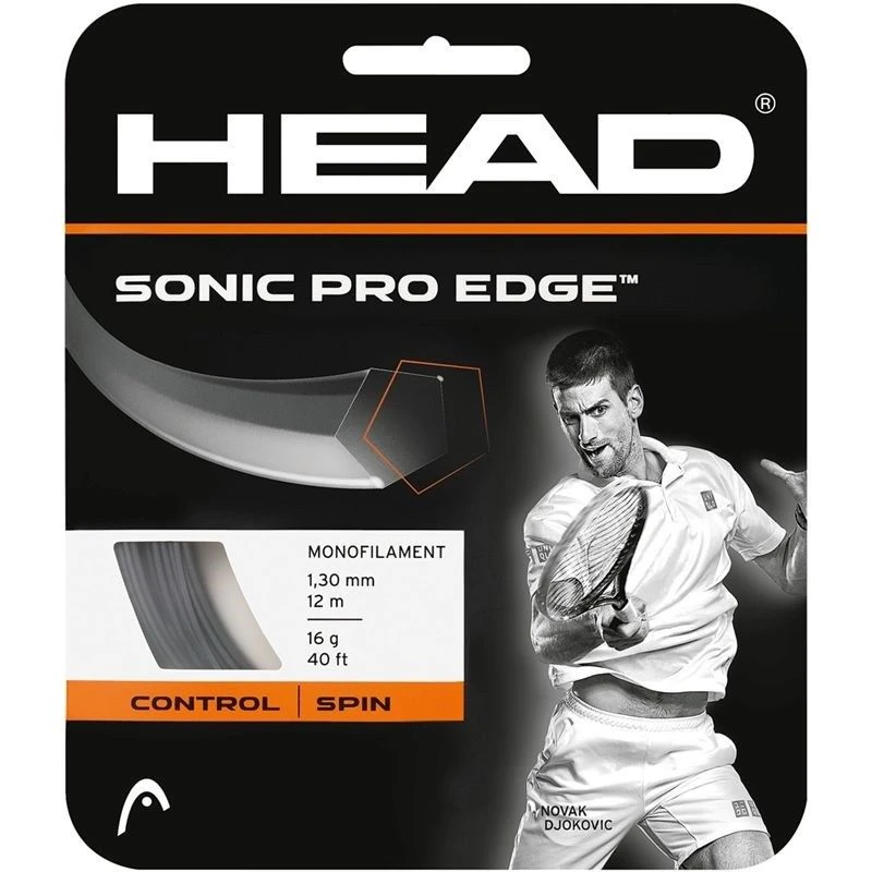 Head Sonic Pro Edge 16/1.30 Tennis String (Anthracite)