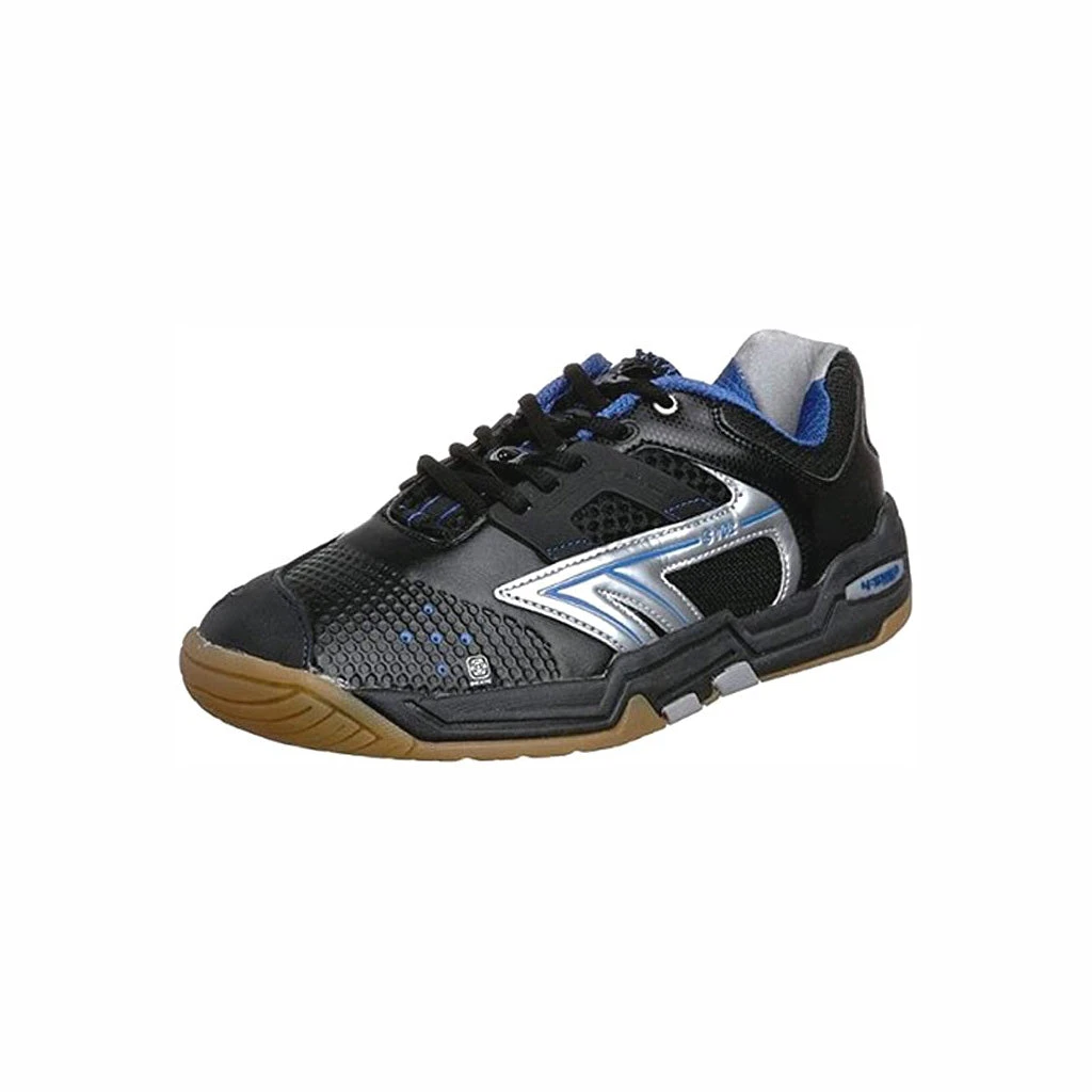 Hi-Tec S702 Men's Indoor Court Shoe (Black/White/Blue) - Image 3