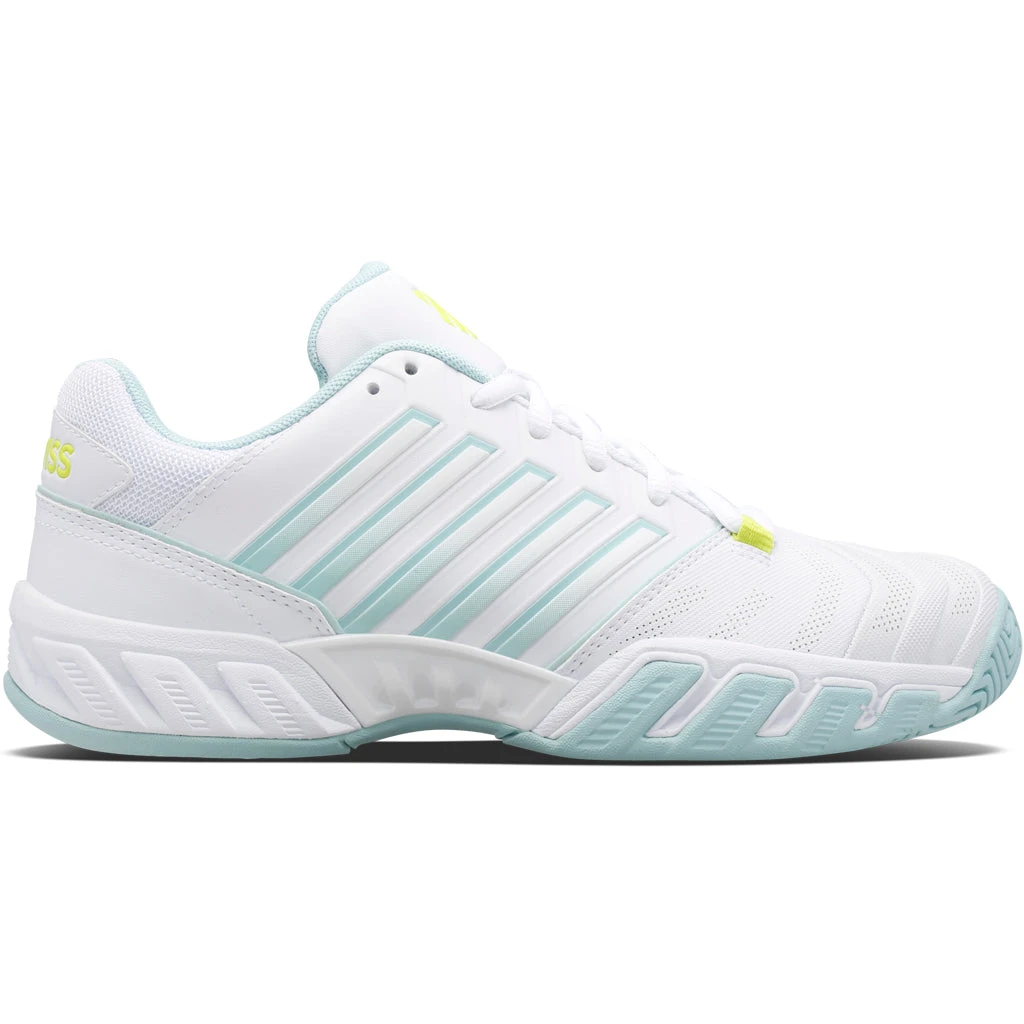 K-Swiss BigShot Light 4 Women's Tennis Shoe (White/Icy Morn)
