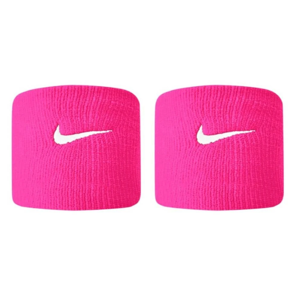 Nike Tennis Premier Wristbands 2 Pack (Hyper Pink/White) - Image 2