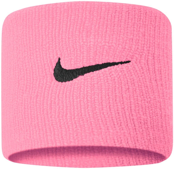 Nike Swoosh Wristbands (Pink/Grey)