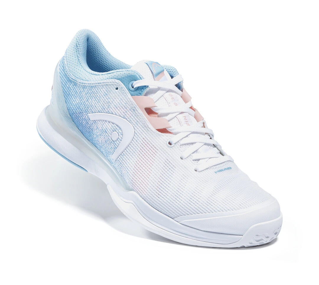 Head Sprint Pro 3.0 Women's Tennis Shoe (White/Light Blue) - Image 5