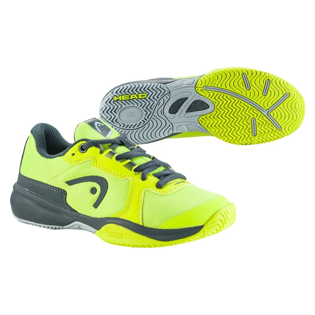 Head Sprint 3.5 Junior Tennis Shoe (Yellow/Green) - Image 5