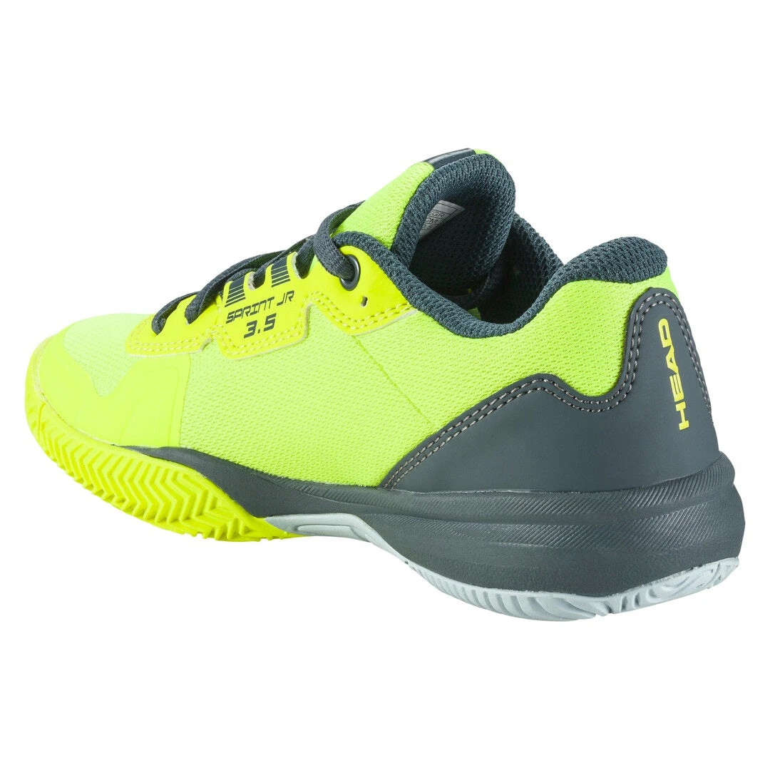 Head Sprint 3.5 Junior Tennis Shoe (Yellow/Green) - Image 2