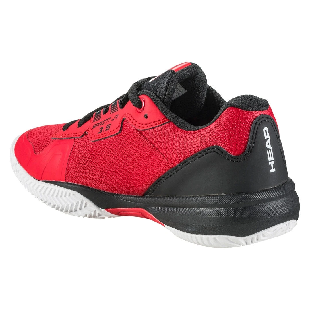 Head Sprint 3.5 Junior Tennis Shoe (Red/Black) - Image 2
