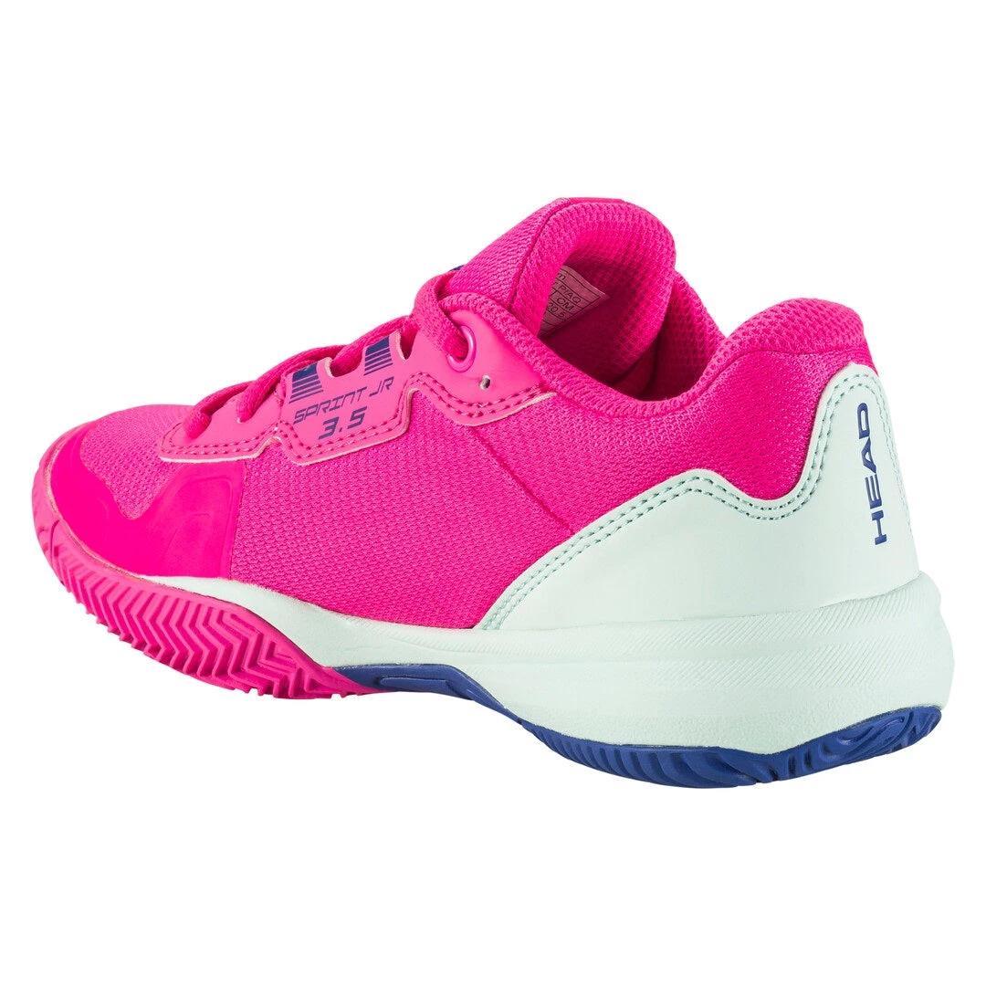 Head Sprint 3.5 Junior Tennis Shoe (Pink/Aqua) - Image 3