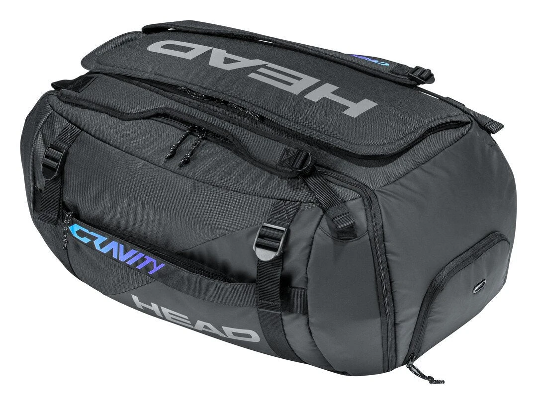 Head Gravity Duffle 12 Pack Racquet Bag (Black/Purple)