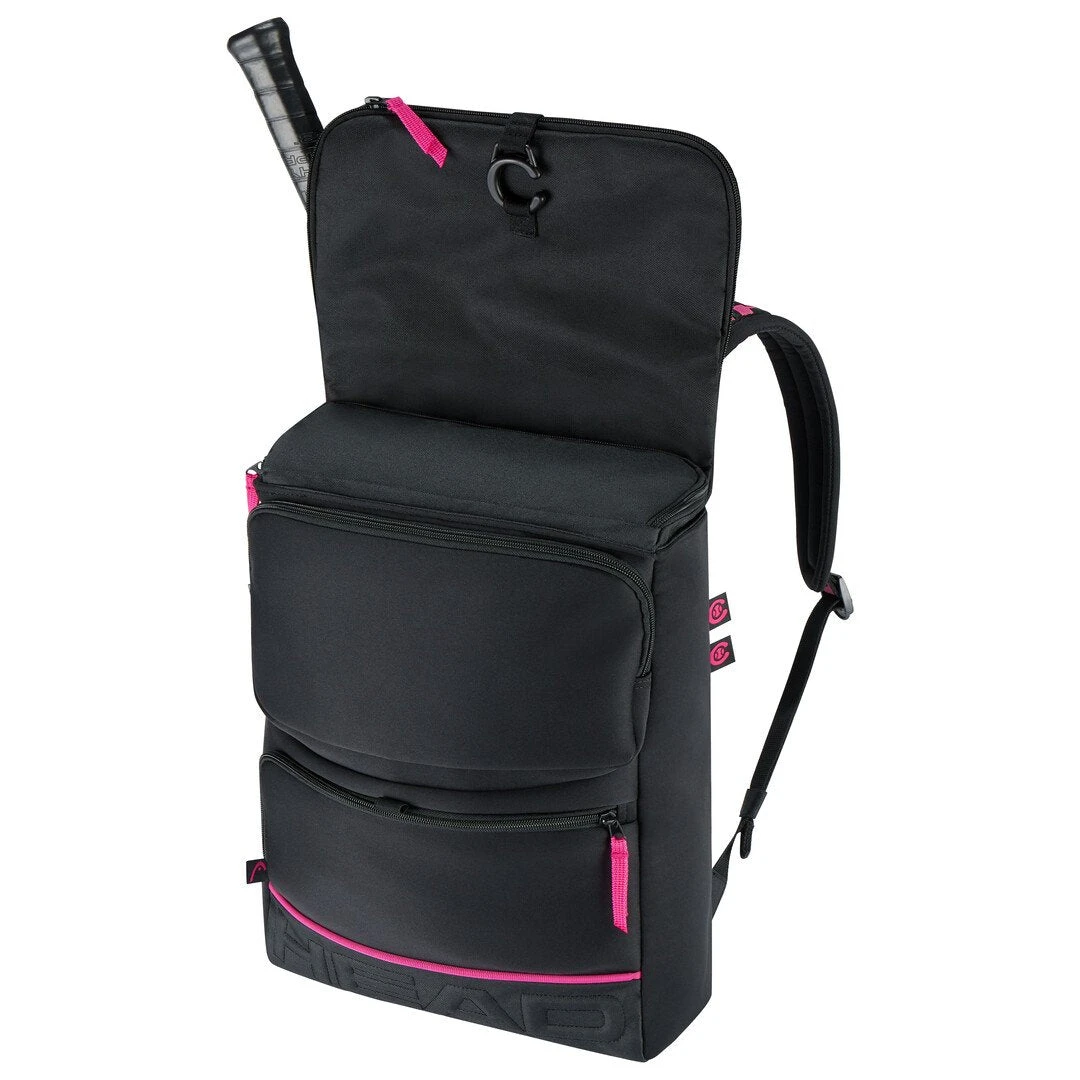 Head Coco Backpack Racquet Bag (Black/Pink) - Image 2