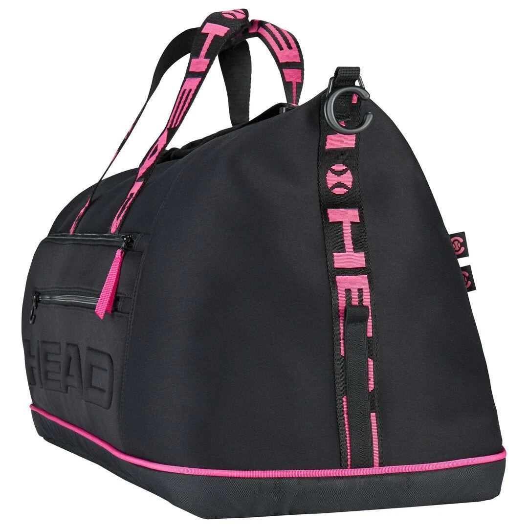 Head Coco Duffel 8 Pack Racquet Bag (Black/Pink) - Image 3