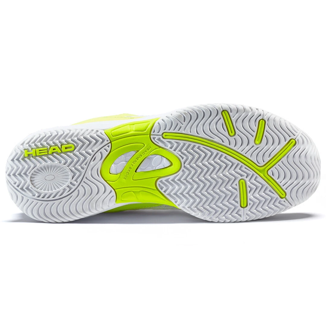 Head Sprint 3.0 Junior Tennis Shoe (White/Yellow) - Image 2