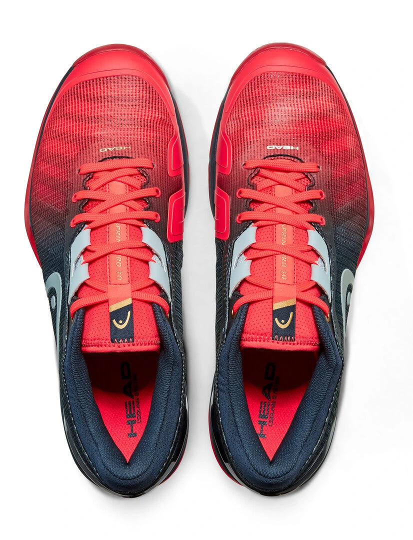 Head Sprint Pro 3.0 Men's Indoor Court Shoe (Red/Navy) - Image 4