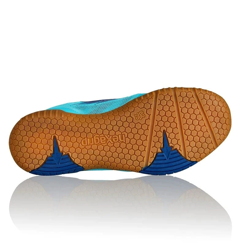 Salming Hawk Women's Indoor Court Shoe (Turquoise/Limoges Blue) - Image 3