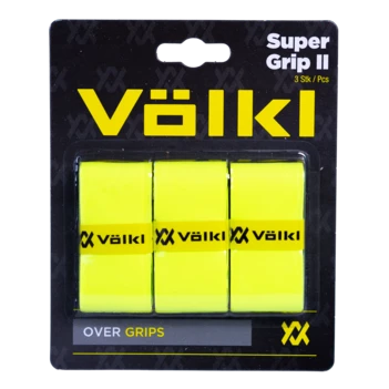 Volkl Super Grip II Overgrip 3 Pack (Neon Yellow)