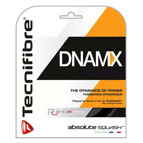 Tecnifibre DNAMX 18 Squash String (Black)