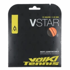 Volkl V-Star 16/1.30 Tennis String (Fluo Orange)