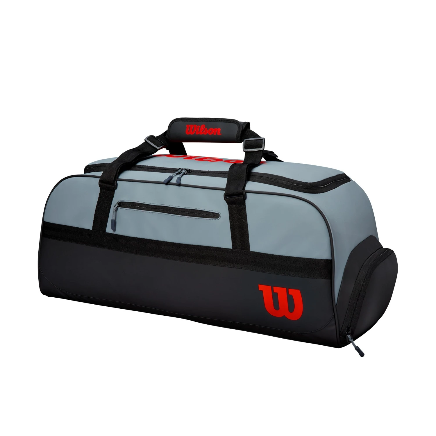 Wilson Clash Duffel Large Racquet Bag (Grey/Black/Infrared) - Image 3