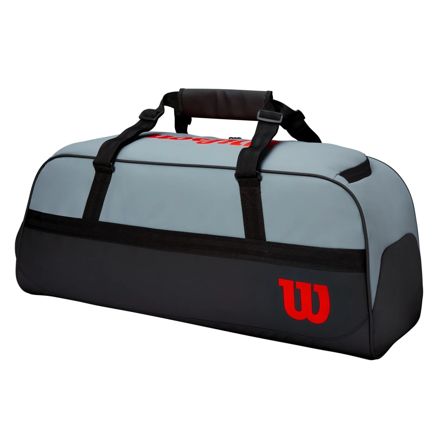 Wilson Clash Duffel Large Racquet Bag (Grey/Black/Infrared) - Image 2