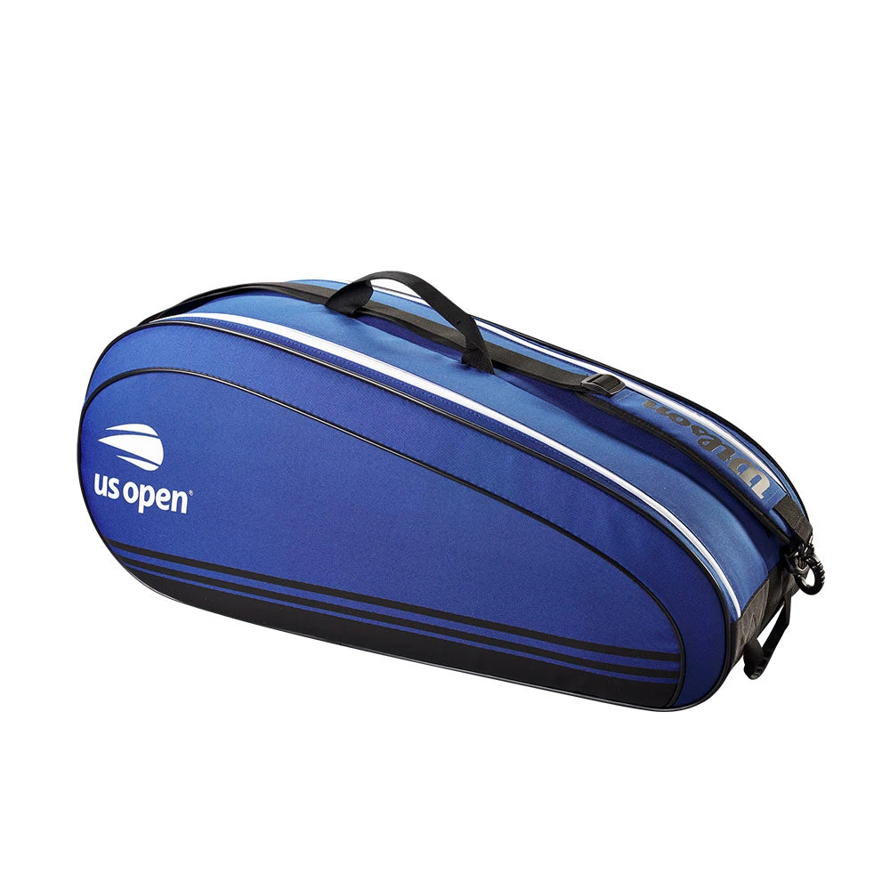 Wilson US Open Team 6 Pack Racquet Bag (Blue/Black) - Image 2