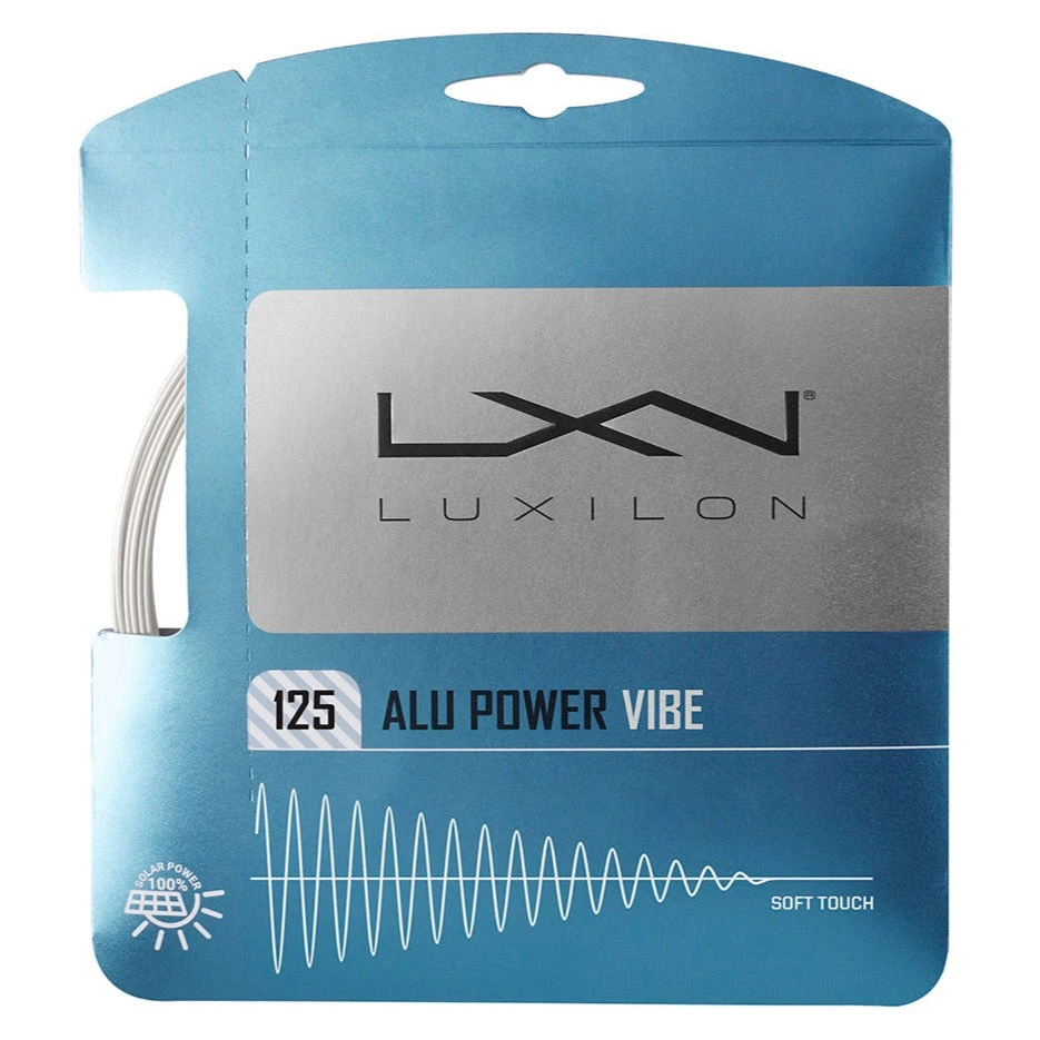 Luxilon ALU Power Vibe 16L/1.25 Tennis String (White)