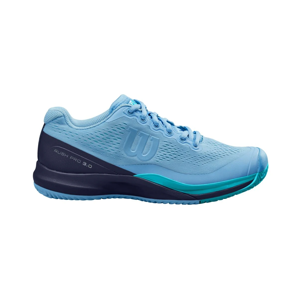 Wilson Rush Pro 3.0 Women's Tennis Shoe (Blue) - Image 2