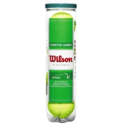Wilson Starter Play Green Dot Junior Tennis Balls (4 Ball Can)