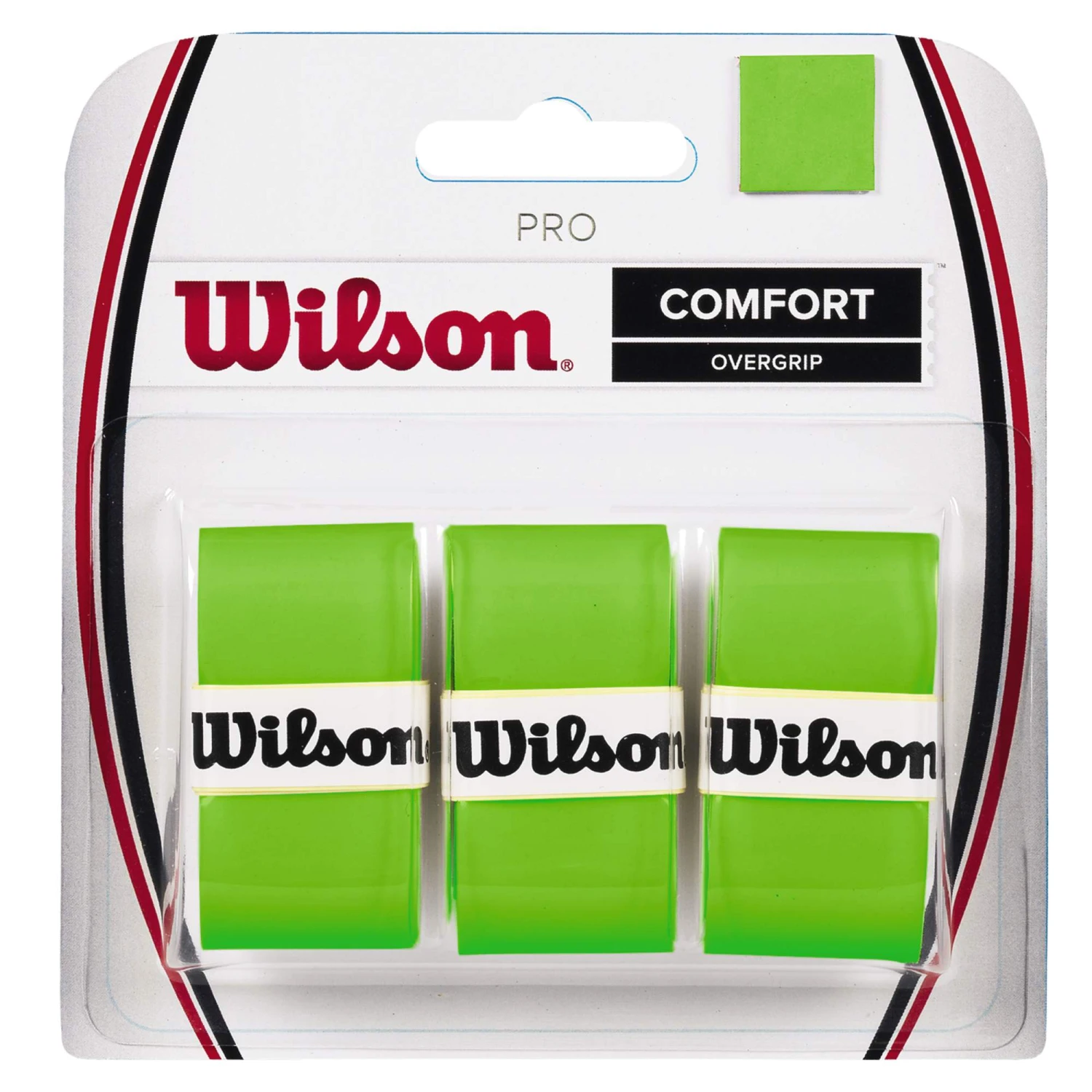 Wilson Pro Overgrip 3 Pack (Green)