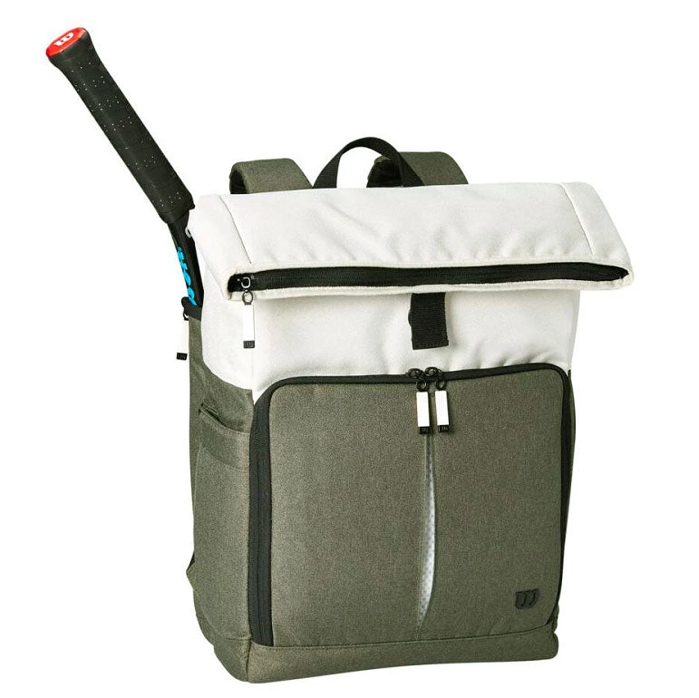 Wilson Women's Backpack Racquet Bag (Cream/Black/Forest) - Image 2