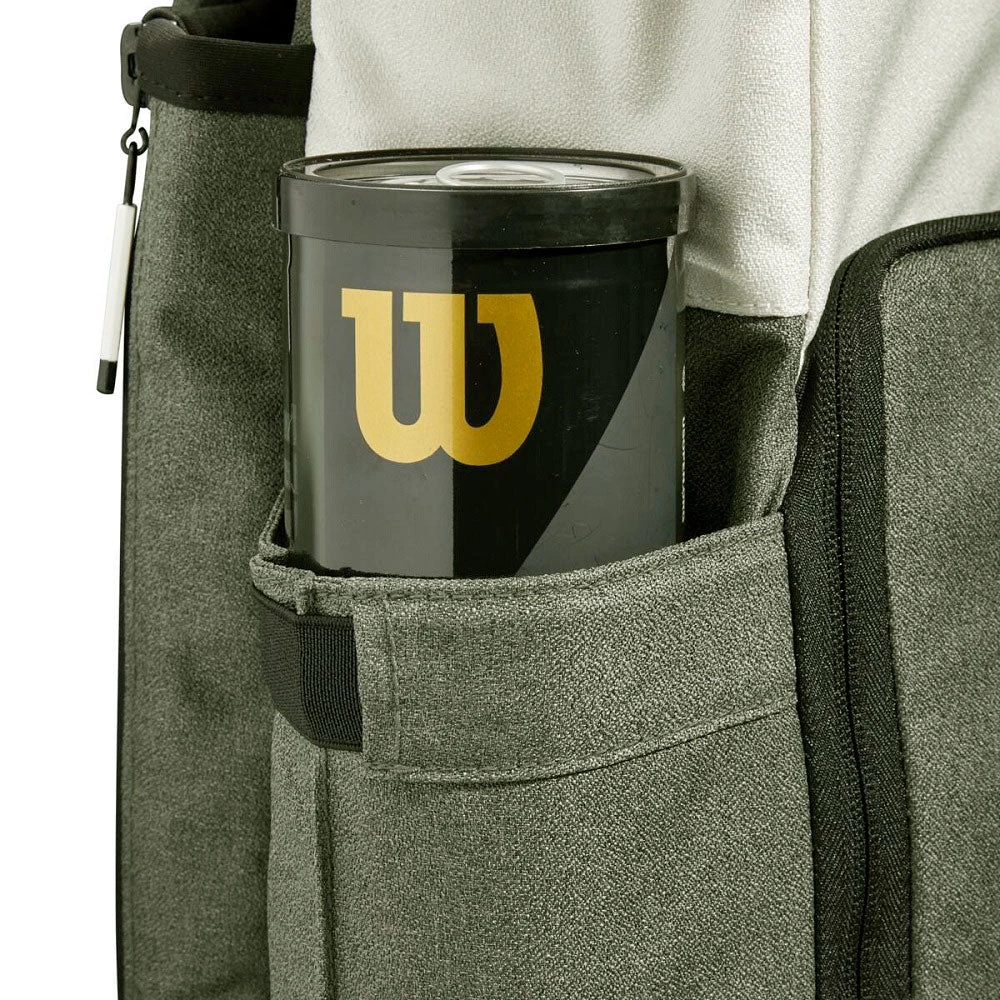 Wilson Women's Backpack Racquet Bag (Cream/Black/Forest) - Image 5