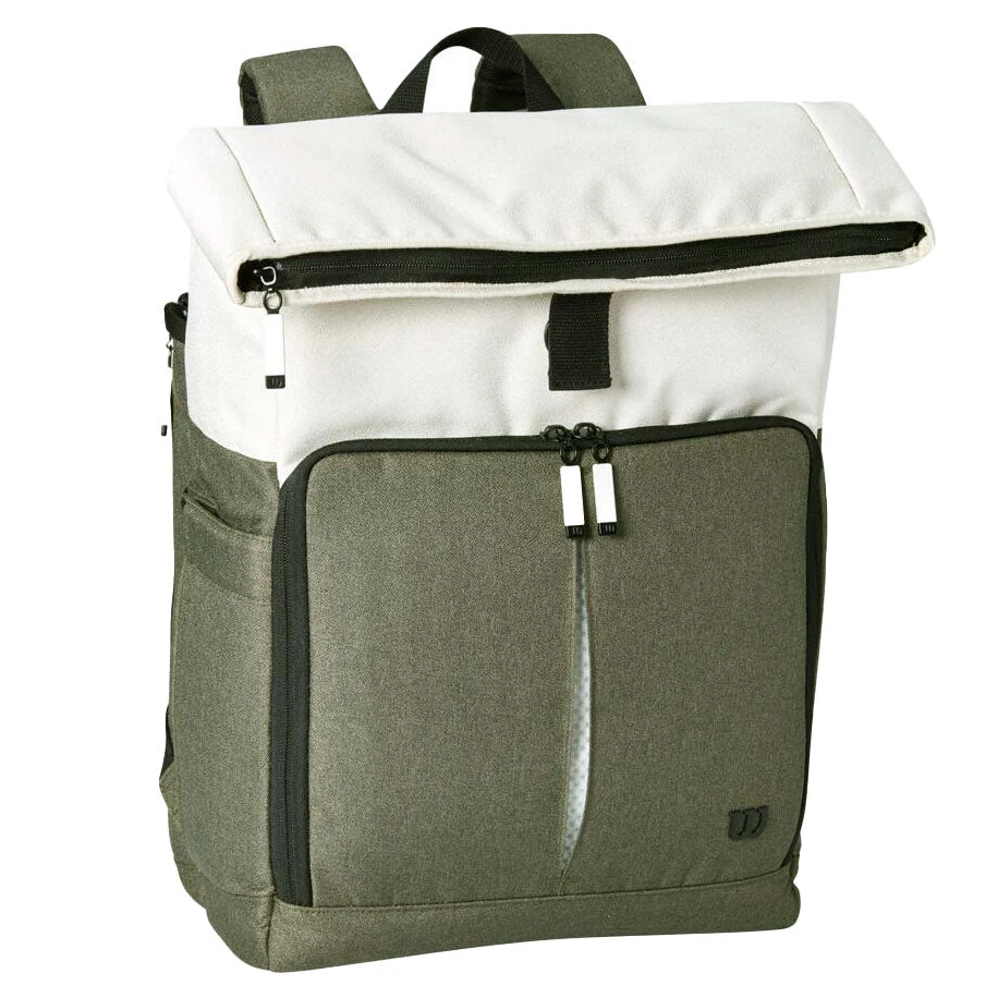 Wilson Women's Backpack Racquet Bag (Cream/Black/Forest)