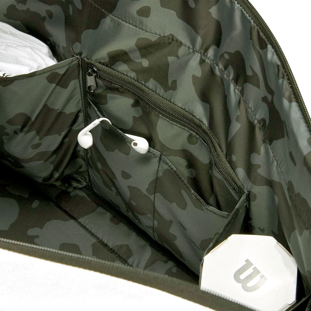 Wilson Women's Racquet Bag (Cream/Black/Forest) - Image 5