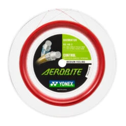 Yonex BG Aerobite Hybrid Badminton String Reel (White/Red)