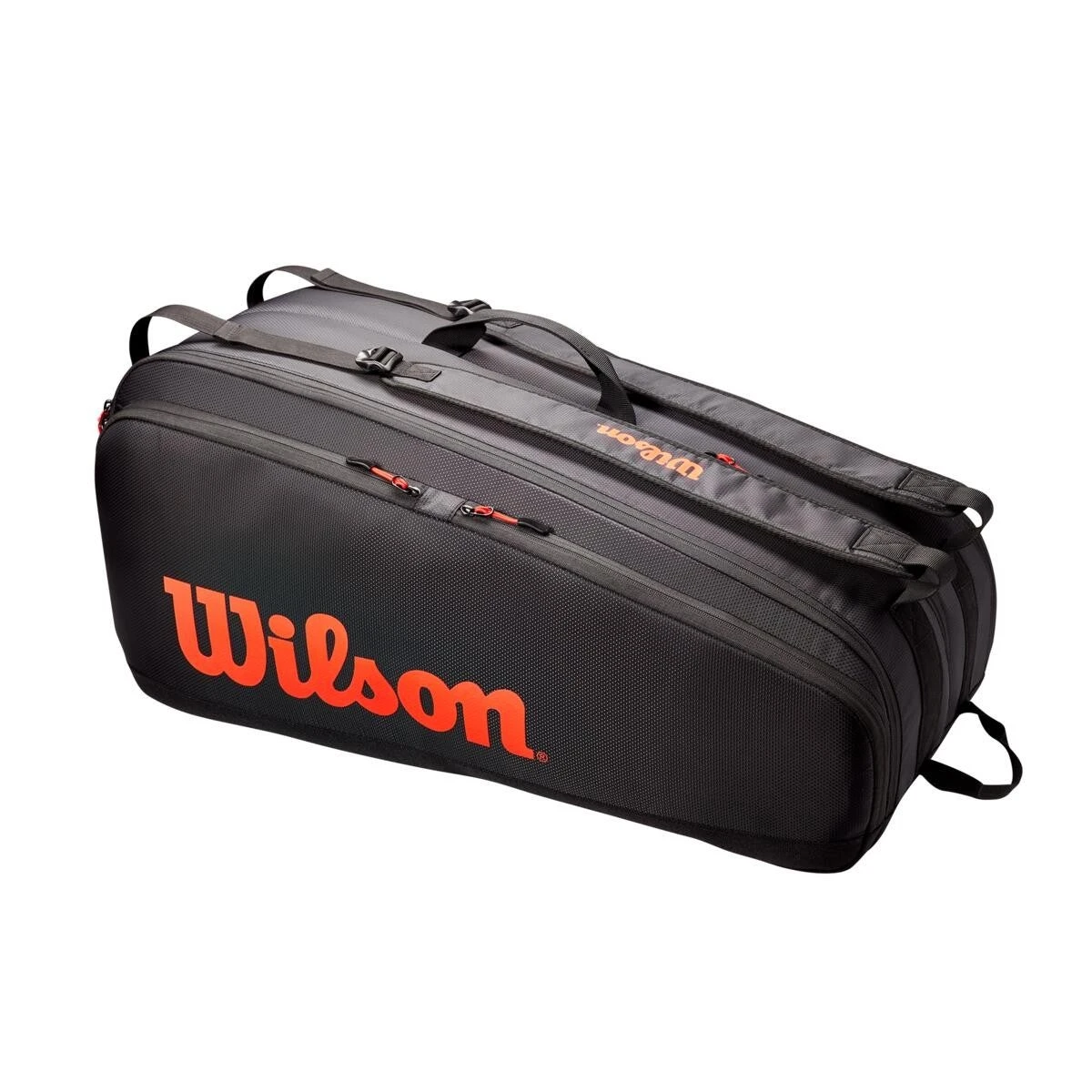 Wilson Tour 12 Pack Racquet Bag (Black/Red) - Image 2