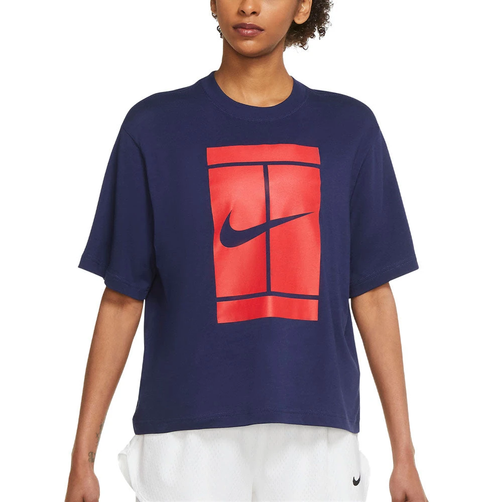 Nike Women's Seasonal NikeCourt Top (Binary Blue)