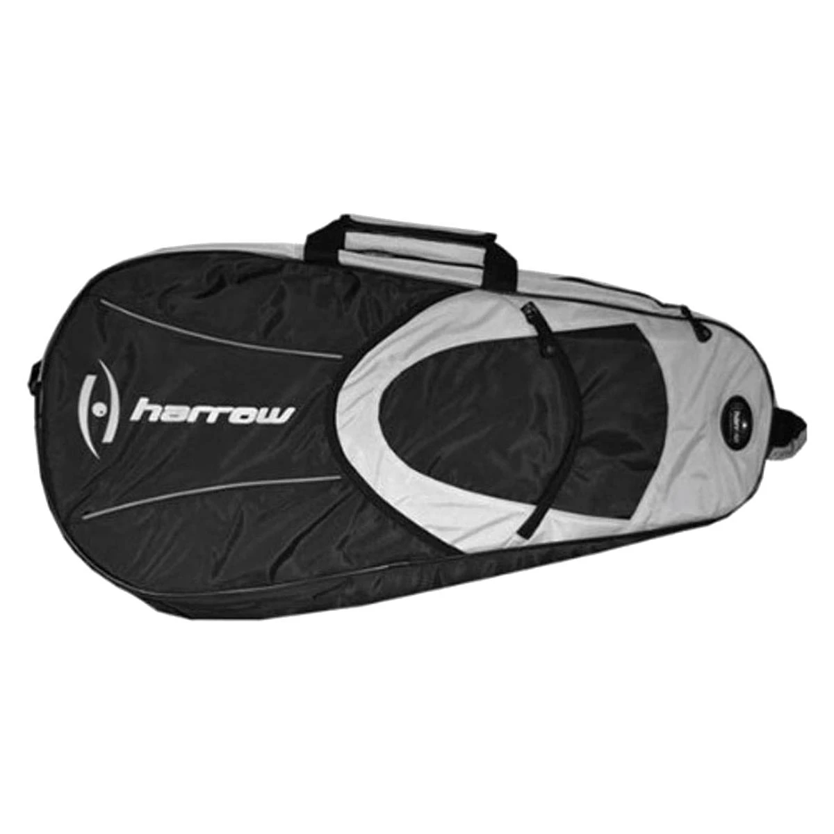 Harrow 6 Pack Racquet Bag (Black/Silver) - Image 2