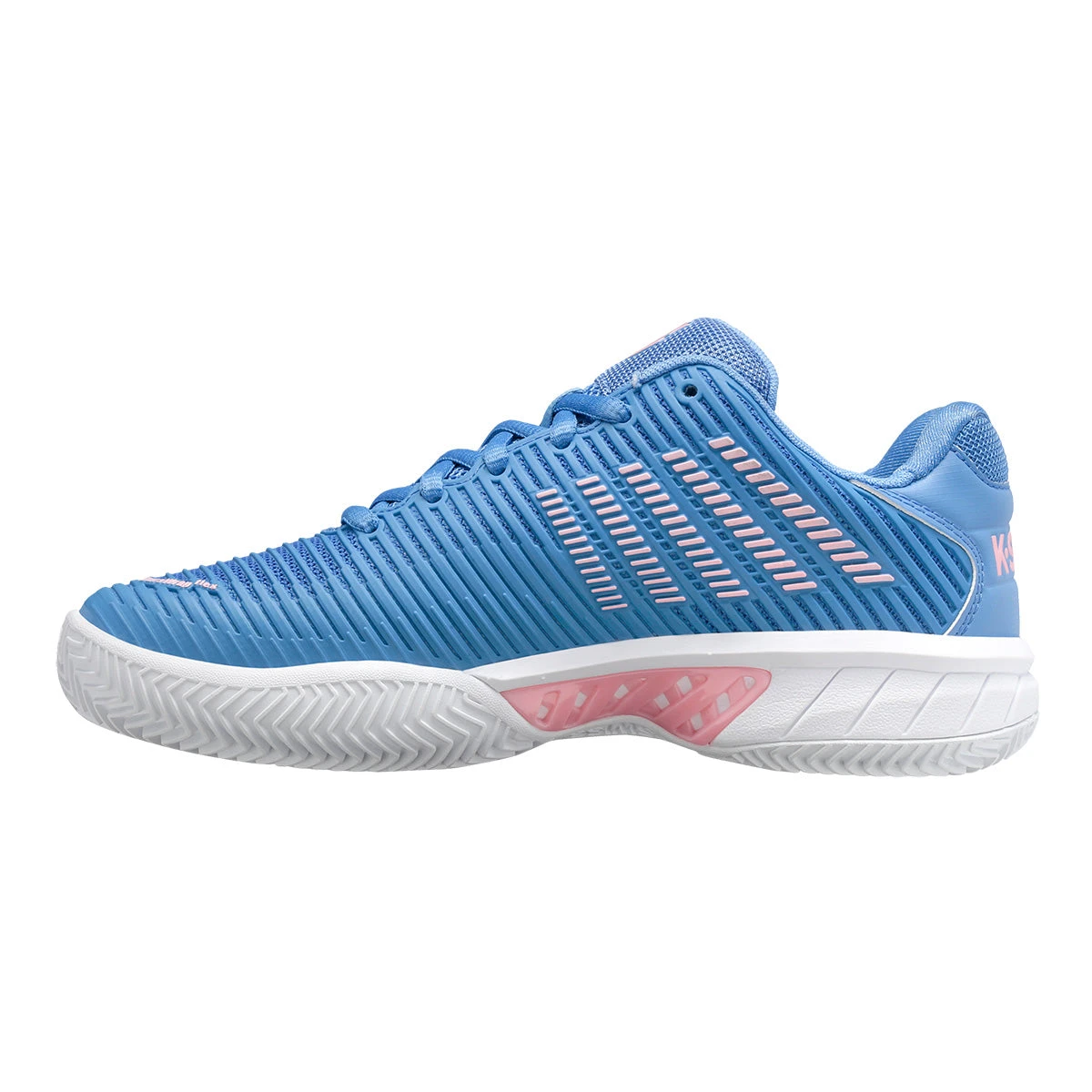 K-Swiss Hypercourt Express 2 Clay Court HB Women's Tennis Shoe (Blue/Pink) - Image 4