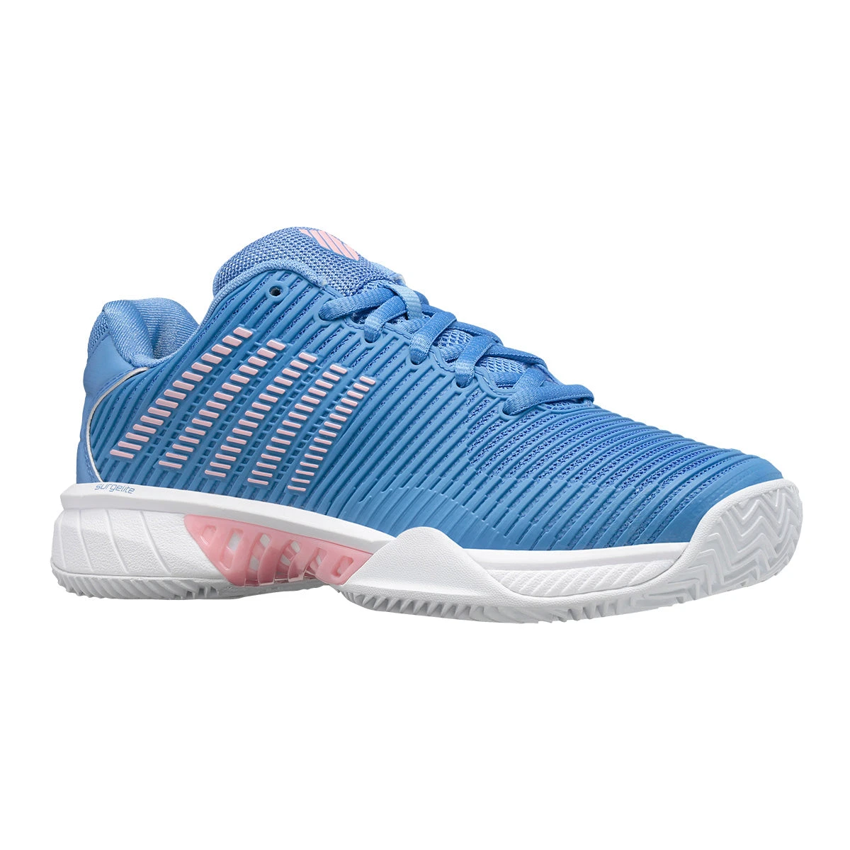 K-Swiss Hypercourt Express 2 Clay Court HB Women's Tennis Shoe (Blue/Pink) - Image 2