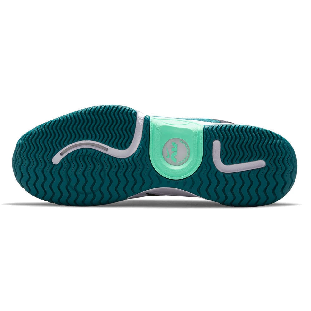 Nike Air Zoom GP Turbo Men's Tennis Shoe (Dark Green/White/Black) - Image 5